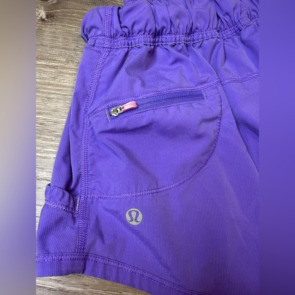 Lululemon Work It Out Short Power Purple Size 6 - Picture 6 of 13